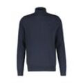 Rollkragenpullover LERROS "LERROS Rollkragen-Strickpullover" Gr. L, blau (classic navy) Herren Pullover