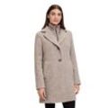 Wolljacke GIL BRET "Gil Bret Wollmantel mit abnehmbarem Westenteil" Gr. 40, beige (savannah melange) Damen Jacken