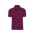 Poloshirt TRIGEMA "TRIGEMA Polohemd mit Brusttasche" Gr. L, rot (sangria) Herren Shirts