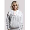 Kapuzenpullover F4NT4STIC "Discover the world", Damen, Gr. L, weiß, Obermaterial: 65% Baumwolle, 35% Polyester, casual, relaxed fit, Langarm, Pullover, Hoodie, Warm, Bequem