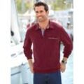 Poloshirt MARCO DONATI "Langarm-Shirt" Gr. 48/50, rot (bordeaux) Herren Shirts