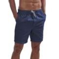 Shorts JOHN DEVIN "Bermuda", Herren, Gr. L, N-Gr, blau (navy), Web, Obermaterial: 97% Baumwolle, 3% Elasthan, unifarben, casual, regular fit, Hosen, kurze Hose aus elastischer, gewebter Baumwollqualität