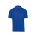 Poloshirt TRIGEMA "TRIGEMA Polohemd mit Brusttasche" Gr. L, blau (royal) Herren Shirts