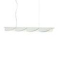 FLOS Almendra Linear LED-Hängelampe 4fl, weiß