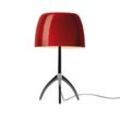 Foscarini Lumiere piccola schwarz/rot dimmbar