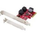 Renkforce RF-4599662 6 Port SATA Controller PCIe x4 Passend für (SSD): SATA SSD inkl. Low-Profile Slotblech