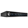 LINDY 7 Port USB 3.0 Metall Hub 7 Port USB 3.0-Hub Schwarz