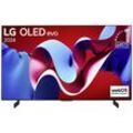 LG Electronics OLED42C47LA 4K OLED evo TV OLED-TV 106 cm 42 Zoll EEK G (A - G) CI+, DVB-C, DVB-S2, DVB-T2, Smart TV, UHD, WLAN Schwarz