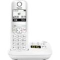 Gigaset A690A DECT/GAP Schnurloses Telefon analog Anrufbeantworter Weiß