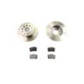 VAICO Bremsensatz, Scheibenbremse EXPERT KITS + hinten rechts links voll 253mm für SKODA VW SEAT AUDI VAG 6C0698451A 1K0615601AB 1J0698451K V10-90004