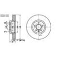 ATE Bremsensatz-Vorderachse Bremsensatz, Scheibenbremse vorne rechts links belüftet 316mm für LAND ROVER FORD VOLVO 1434812 1431178 1405511 IJF141D1U1