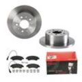 BREMBO Bremsensatz-Hinterachse Bremsensatz, Scheibenbremse hinten rechts links voll 280mm für PEUGEOT FIAT CITROËN RAM 1607880480 71740118 71770939 IJ