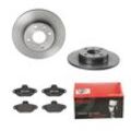 BREMBO Bremsensatz-Vorderachse COATED DISC LINE / STANDARD Bremsensatz, Scheibenbremse vorne rechts links voll 240mm für ZASTAVA ALFA ROMEO FIAT FORD