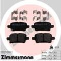 ZIMMERMANN Bremsbelagsatz, Scheibenbremse hinten rechts links Foto entspricht Lieferumfang für BUICK (SGM) CHEVROLET OPEL 95526568 39037199 13517515 2