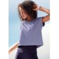 LASCANA ACTIVE 2-in-1-Shirt blau Gr. XS (32/34) für Damen