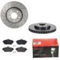 BREMBO Bremsensatz, Scheibenbremse vorne rechts links Gelocht/innenbel. 295mm für INFINITI MERCEDES-BENZ A0064204720 A0084200620 A0084200320 IJDTIDFMJ