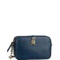 Tommy Hilfiger Umhängetasche Damen Leder, blau