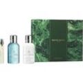 Molton Brown Collection Coastal Cypress & Sea Fennel Reise Kollektion Eau de Toilette Spray 7.5 ml + Bade- und Duschgel 100 ml + Körperlotion 100 ml