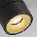 Egger DLS LED-Spot Clippo Duo, schwarz-gold, 2.700K