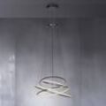 PURE LED-Hängeleuchte E-Flying Rings, grau, Ø 110 cm, CCT