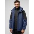 3-in-1-Funktionsjacke JACK WOLFSKIN "ROMBERG 3IN1 JKT M", Herren, Gr. L (52), blau (midnight, sky), Hauptmaterial: 100% Polyester (recycled); Kontrast: 100% Polyester; Futter: 100% Polyester (recycled); Innenmaterial: 100% Polyester (recycled); Füllung: 100% Polyester (recycled), Jacken