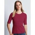 Rundhals-Shirt Modell Velvet Bogner rot, 36