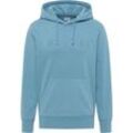 Sweatshirt MUSTANG "Sweatshirt" Gr. XL, blau (mittelblau) Herren Sweatshirts