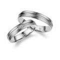 Partnerring MARRYA "Titan Ringe Trauringe Eheringe Partnerringe" Gr. 48, silber (damen ring, silber), Fingerringe, Damen, 48, Titan