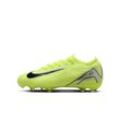 Nike Jr. Mercurial Vapor 16 Pro Low-Top-Fußballschuh für normalen Rasen (jüngere/ältere Kinder) - Gelb