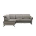 uno Ecksofa Basel ¦ grau ¦ Maße (cm): B: 243 H: 100 T: 200