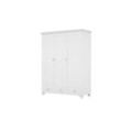 Höffner Drehtürenschrank Royal White ¦ weiß ¦ Maße (cm): B: 156 H: 205,4 T: