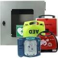 Universal Defibrillator-Außenwandkasten, klimatisiert, beleuchtet mit Alarm, IP54, B 400 mm x T 200 mm x H 400 mm