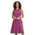 Cocktailkleid VERA MONT "Vera Mont ohne Arm" Gr. 42, Normalgrößen, bunt (purple, pink) Damen Kleider Druck