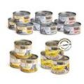 Dogs'n Tiger Dogs’n Tiger Adult Katzenfutter, Nassfutter, Mixpaket Top of the tops! Tiger, Huhn, Fisch,