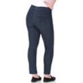 Jeansjeggings KJBRAND "JENNY" Gr. 42, N-Gr, blau (denim stone) Damen Jeans angenehm weiche Quer-Stretch Qualität