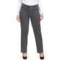 Stretch-Jeans KJBRAND "Babsie" Gr. 56, N-Gr, grau (denim graphit) Damen Jeans mit Stretch-Anteil