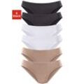 Jazz-Pants Slips VIVANCE ACTIVE Gr. 32/34, beige (beige, schwarz, weiß), Damen, Obermaterial: 95% Polyamid, 5% Elasthan (LYCRA), unifarben, Unterhosen, aus weicher Microfaser