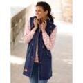 Anorak CASUAL LOOKS Gr. 36, blau (marine), Damen, 58% Polyester, 42% Baumwolle, unifarben, Jacken