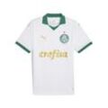 Trainingsshirt PUMA "Palmeiras Fans 2024 Auswärtstrikot Herren" Gr. L, weiß, Herren, Obermaterial: 100% Polyester, Shirts