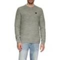 Strickpullover S.OLIVER Gr. M, grau (light grey) Herren Pullover in Melange Optik