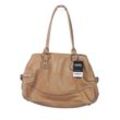 Abro Damen Handtasche, beige, Gr.