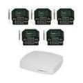 HOMEPILOT Gateway premium + Rollladenaktor smart Unterputz 5er-Set