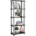 COSTWAY 5 Ebenen Standregal Industrie Lagerregal Bücherregal Anstellregal Aufbewahrungsregal 60 x 29