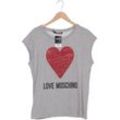 Love Moschino Damen T-Shirt, grau, Gr. 40