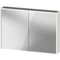 Duravit D-Code Spiegelschrank Verspiegelt DC7107018182000 1000x700x148, Weiß Matt, Steckdose J, LED Beleuchtung