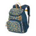 Kinderrucksack JACK WOLFSKIN "LITTLE JOE", blau (sea, all, over), Rucksäcke, Kinder, Polyester