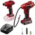 Einhell 2070111 Akku-Kompressor CE-AP 18+CE-CC 18+2,0 Ah Inkl. 1 Akku