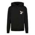 Rundhalspullover F4NT4STIC "F4NT4STIC Herren Gizmo Chest -BLK and Gremlins with Basic Hoody" Gr. 4XL, schwarz Herren Pullover