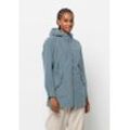 Outdoorjacke JACK WOLFSKIN "DAKAR PARKA W", Damen, Gr. S (36), blau (citadel), OBERSTOFF 100% POLYESTER FUTTER 100% POLYESTER, Jacken