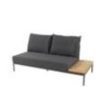 4Seasons Taste Sakura 2-Sitzer Sofa links oder rechts Antrazit inkl. 3 Kissen